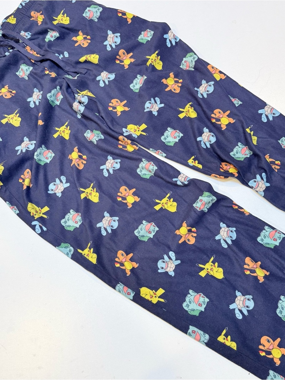 Pokemon Navy Blue Kids Character-Print Pajama Pants